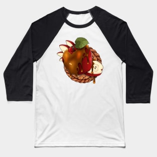 Red Delicious Caramel Apple Pie Baseball T-Shirt